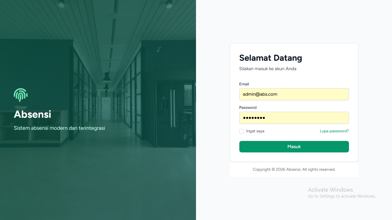 Aplikasi Absensi Qr-code